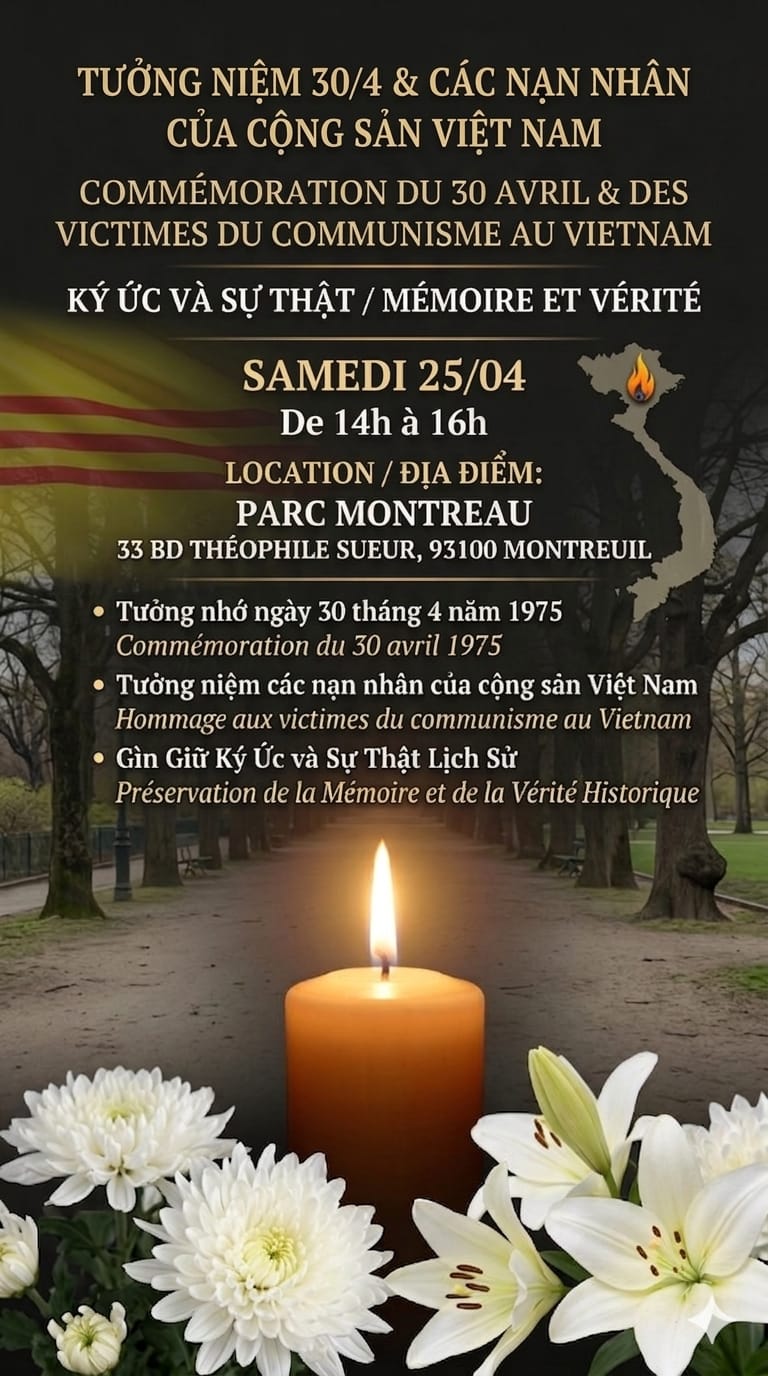 Samedi 25 avril 2026 à Montreuil